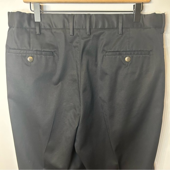 Haggar Men’s Work To Weekend Classic Fit, Flat Front Black Pants, Size 36x34 - Picture 7 of 12